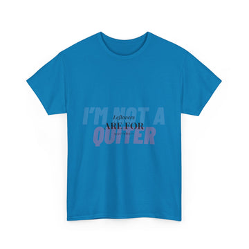 Thanksgiving Themed Cotton Unisex Tee - Not a quitter