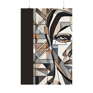 Cubism Art "Masculinity" - Matte Vertical Posters