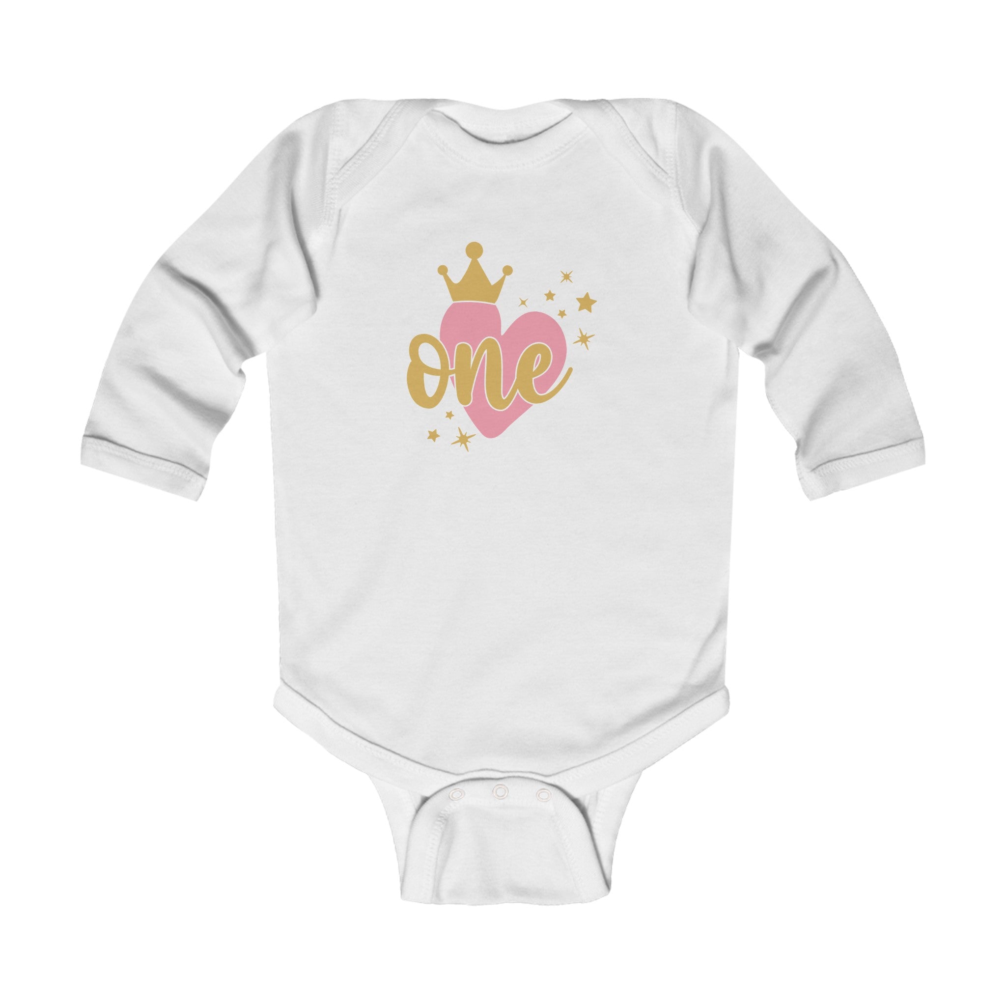 Infant Long Sleeve Bodysuit " One "