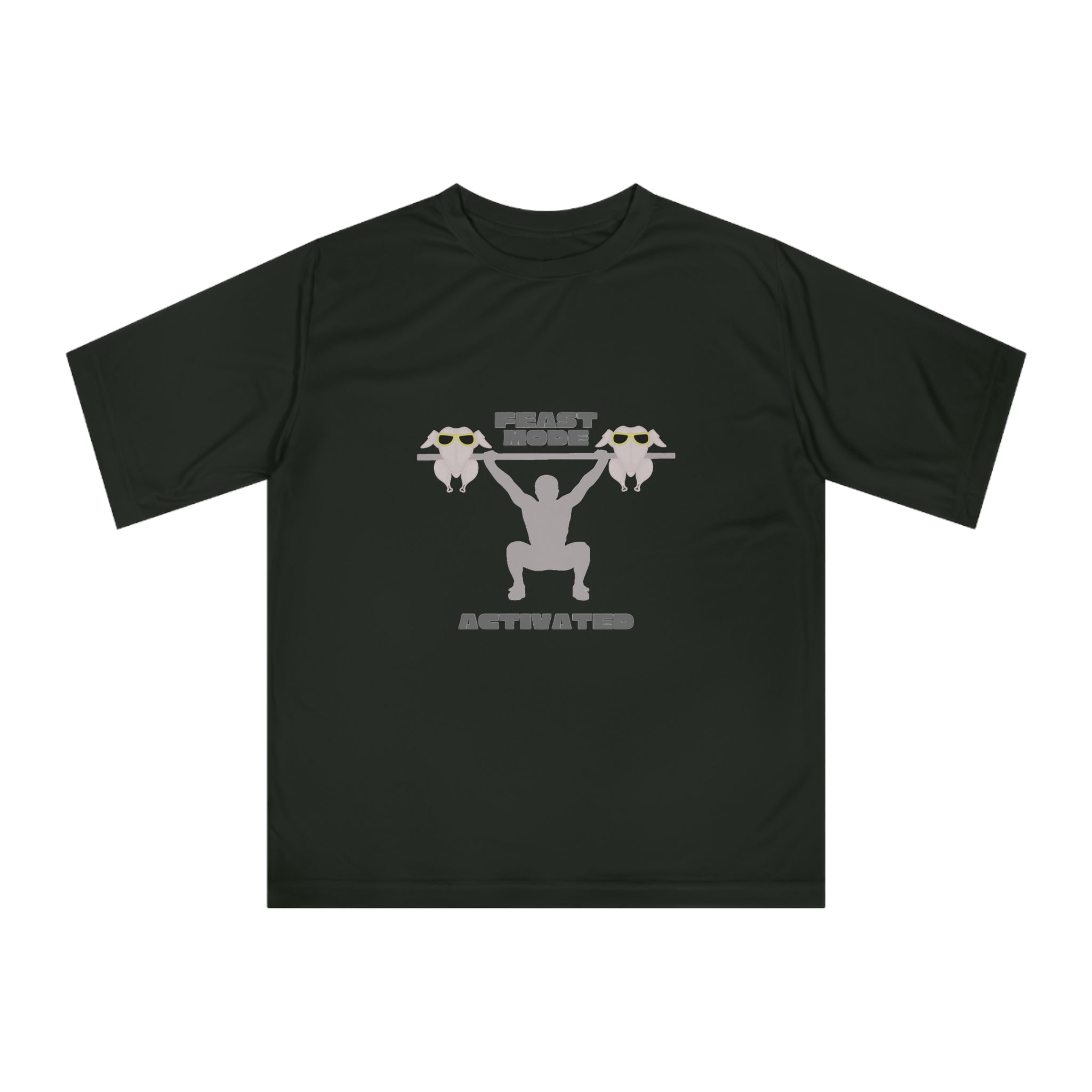 Thanksgiving Themed Unisex Performance T-shirt – Feast Mode Activated