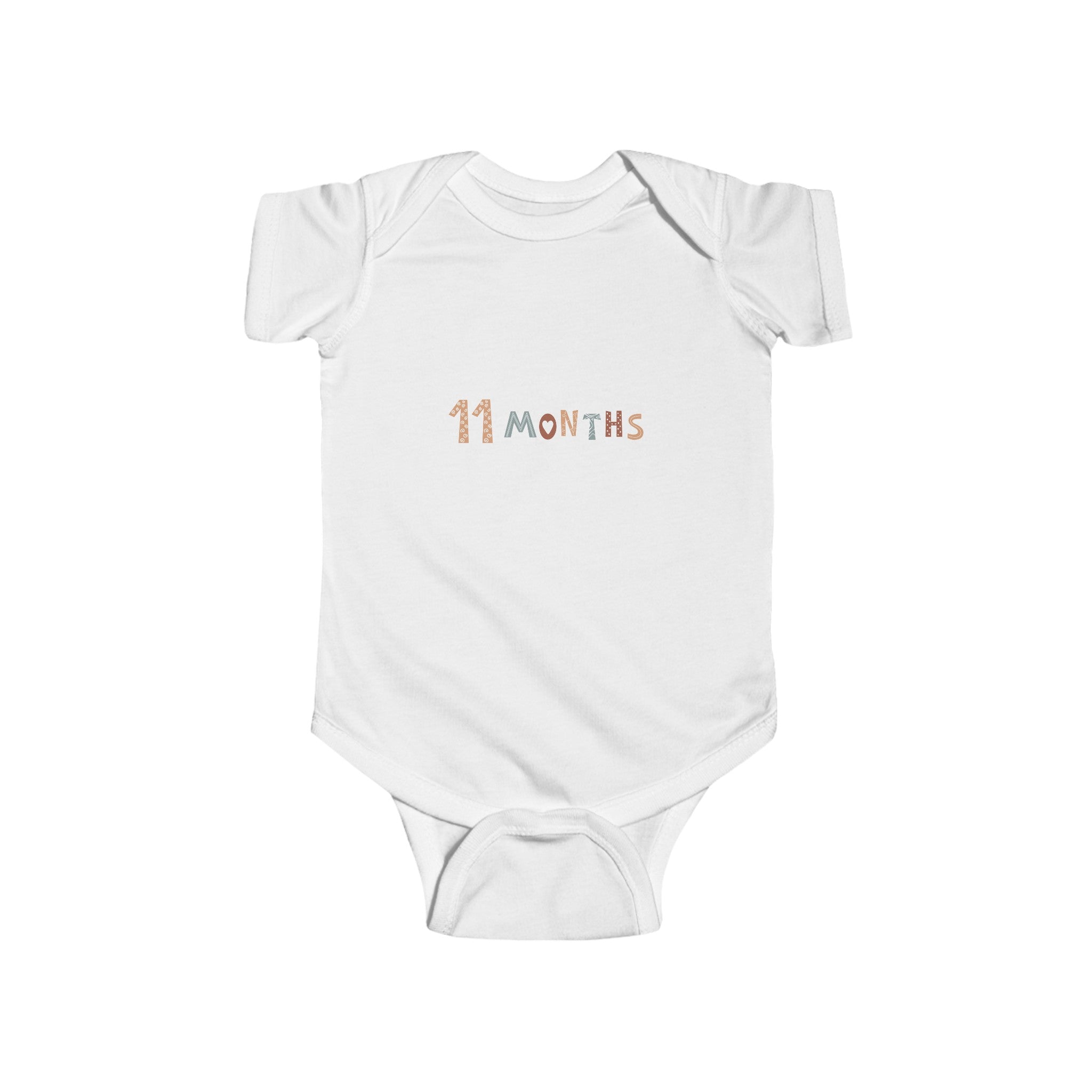 Infant Fine Jersey Bodysuit "11 Months"