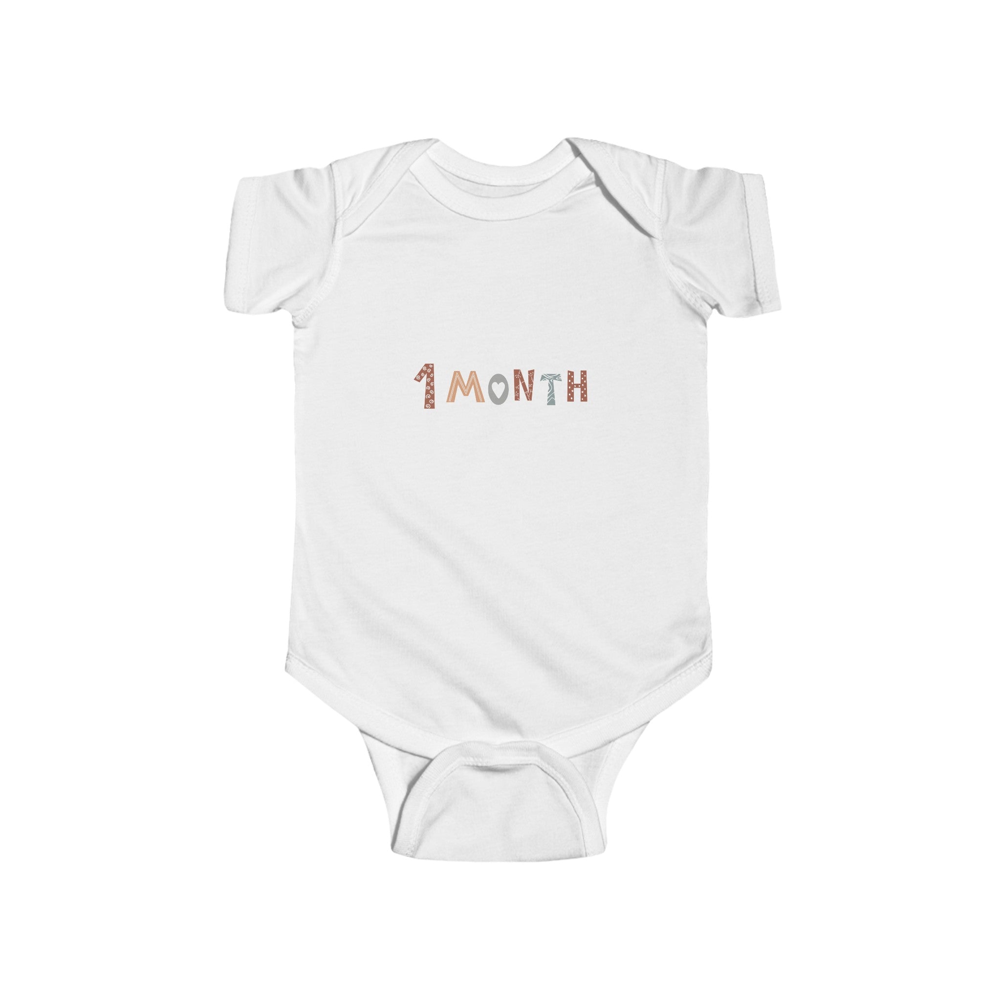 Infant Fine Jersey Bodysuit "1 Month"