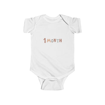 Infant Fine Jersey Bodysuit "1 Month"