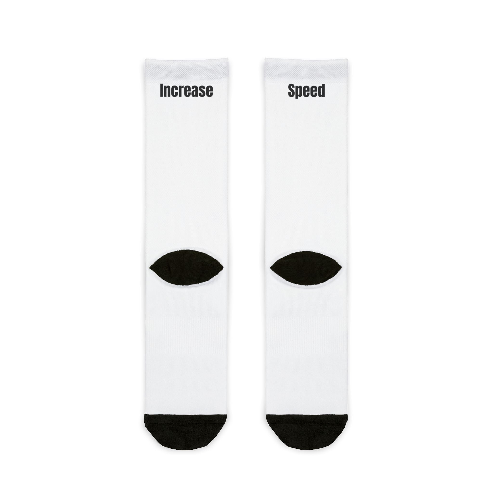 Fitness Theme Sublimation Crew Socks - Speed