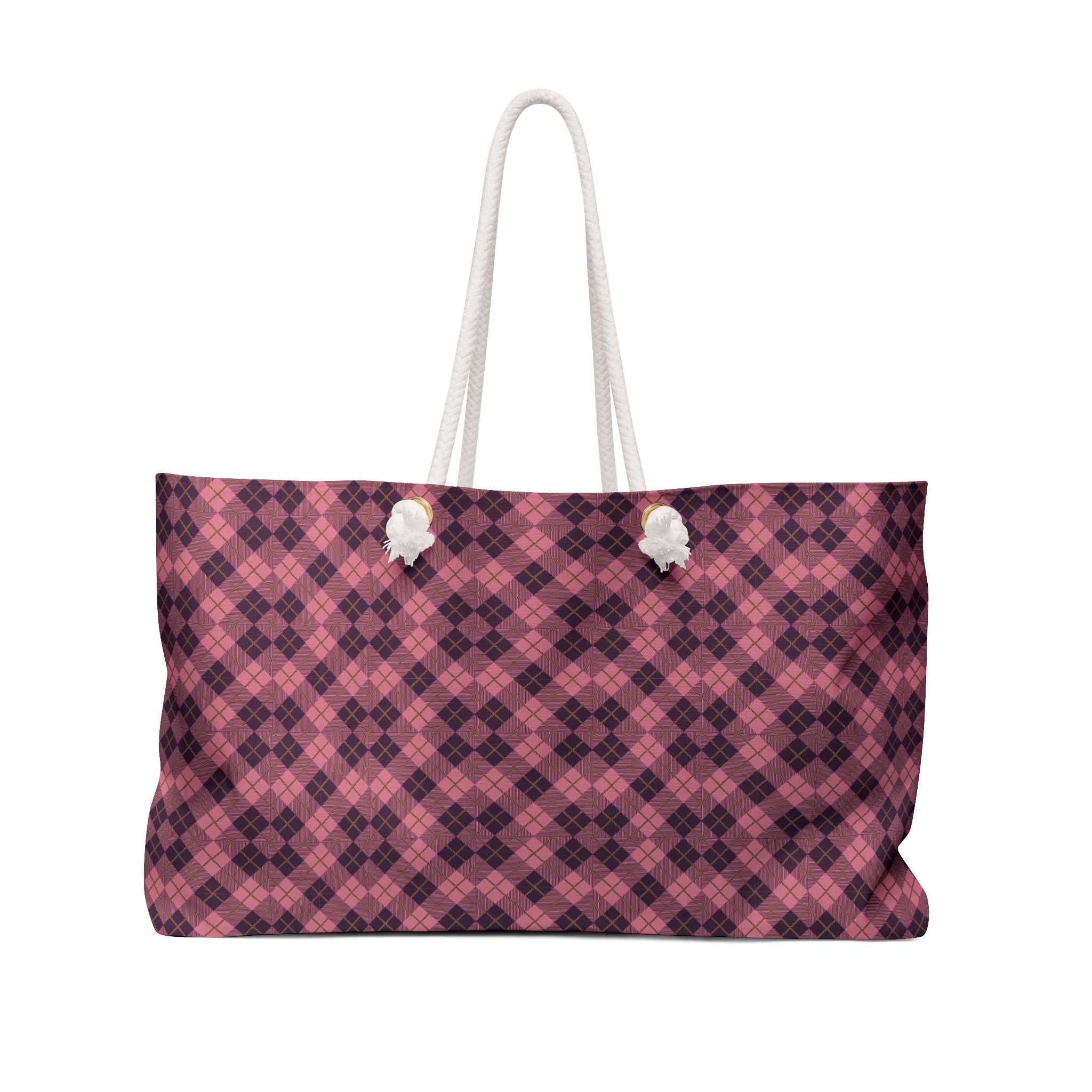 "Vintage Nova Check" Weekender Bag