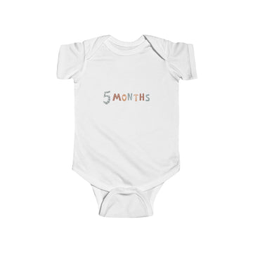 Infant Fine Jersey Bodysuit "5 Months"