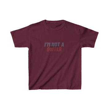 Thanksgiving Themed Kids Heavy Cotton Tee - Leftovers are for Quitters