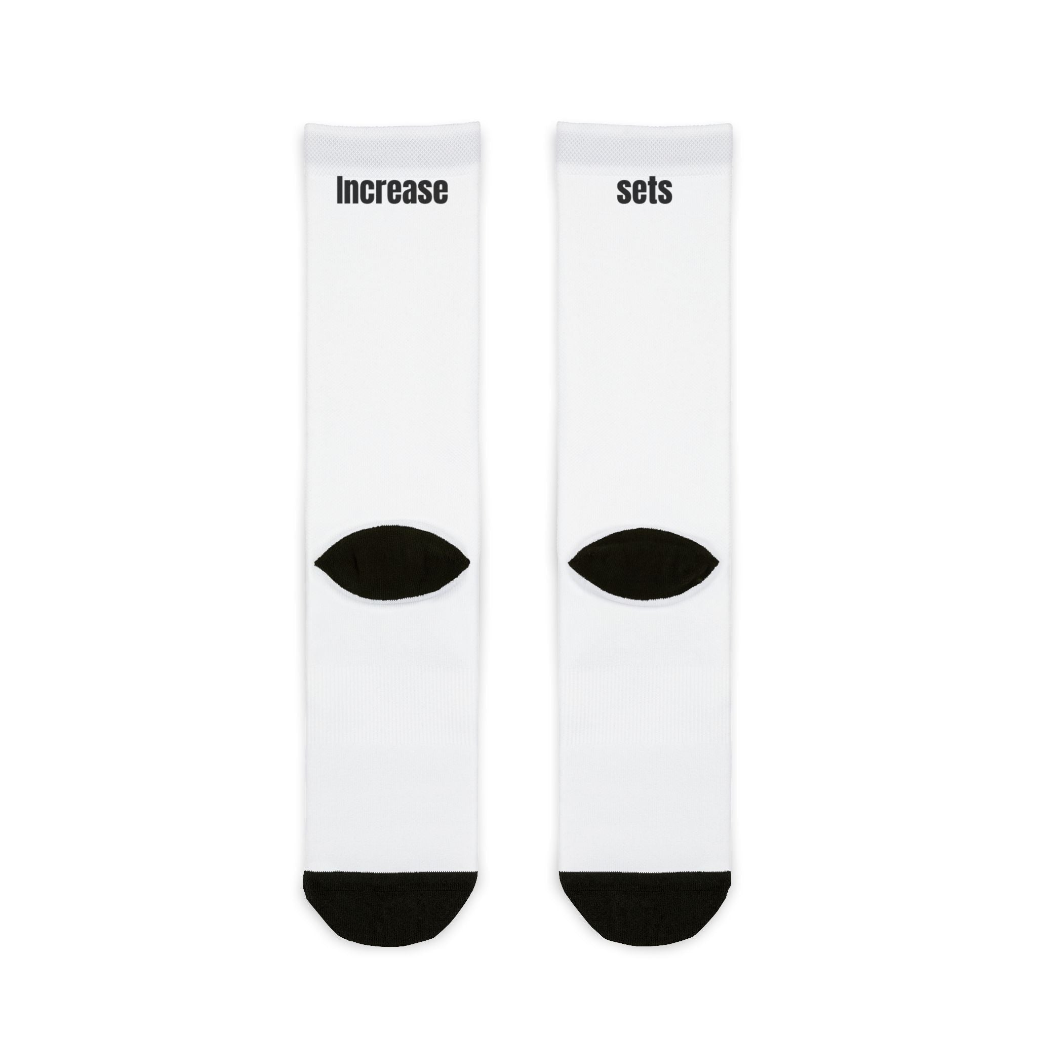 Fitness Theme Sublimation Crew Socks - Sets