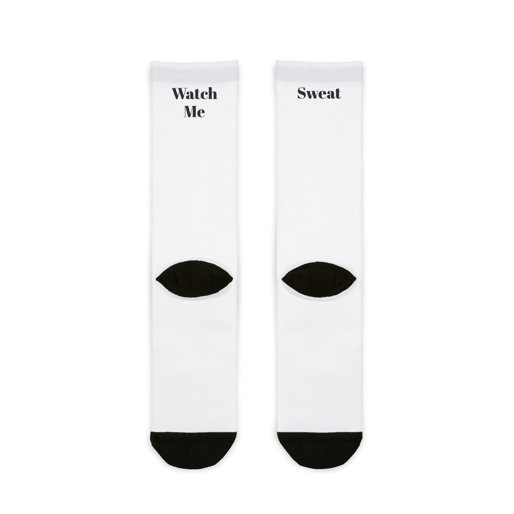Fitness Theme Sublimation Crew Socks - Sweat
