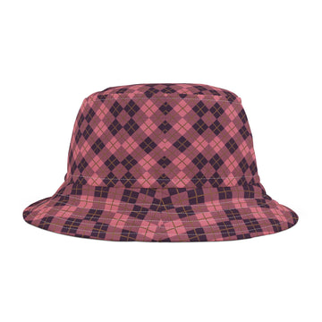 “Vintage Nova Check" Bucket Hat (AOP)