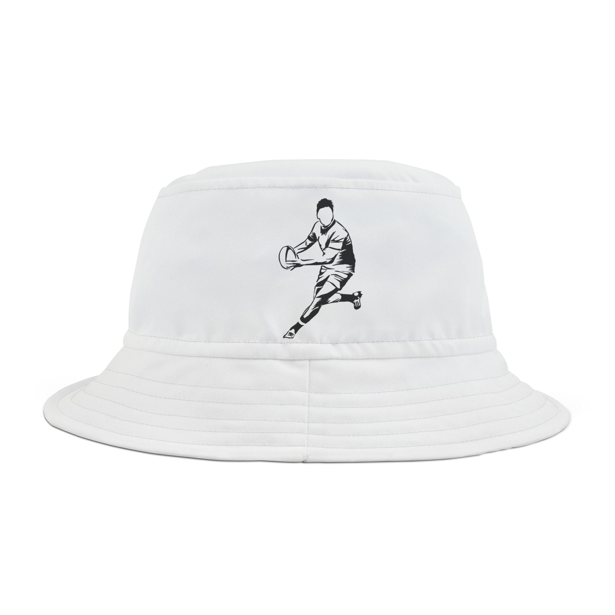 Rugby Theme "Kick" Bucket Hat (AOP)