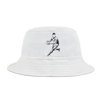 Rugby Theme "Kick" Bucket Hat (AOP)